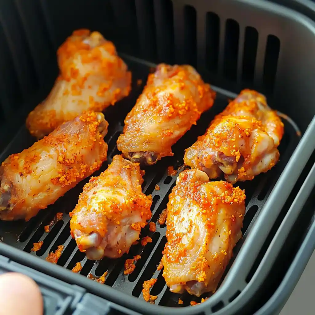 Garlic Parmesan Chicken Wings in Air Fryer
