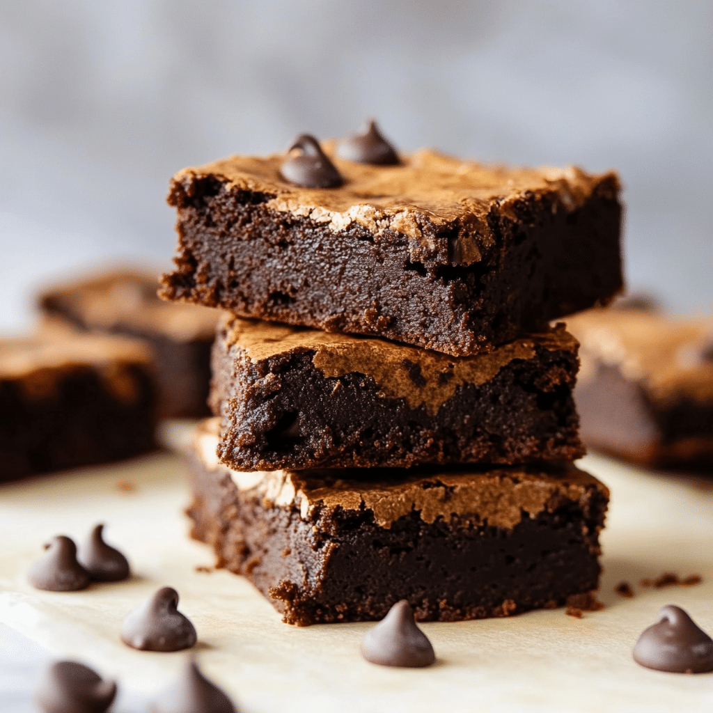 One serving of cottage cheese protein brownie with bite