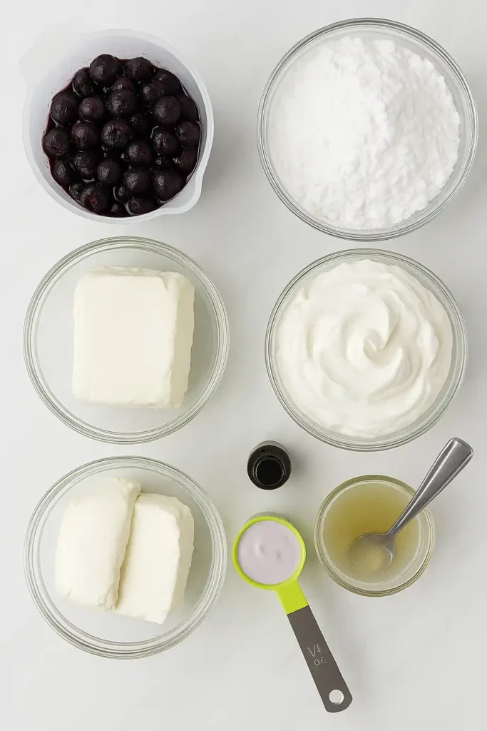 blueberry cheesecake layer ingredients for lemon blueberry cheesecake lasagna