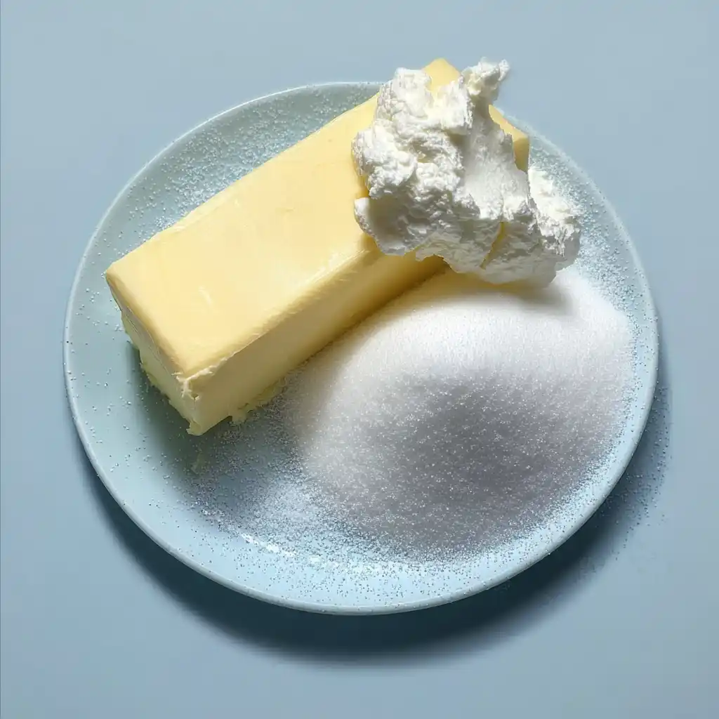 creaming butter and sugar for oatmeal cookies