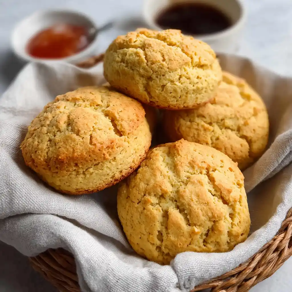 High protein breakfast biscuits with almond flour