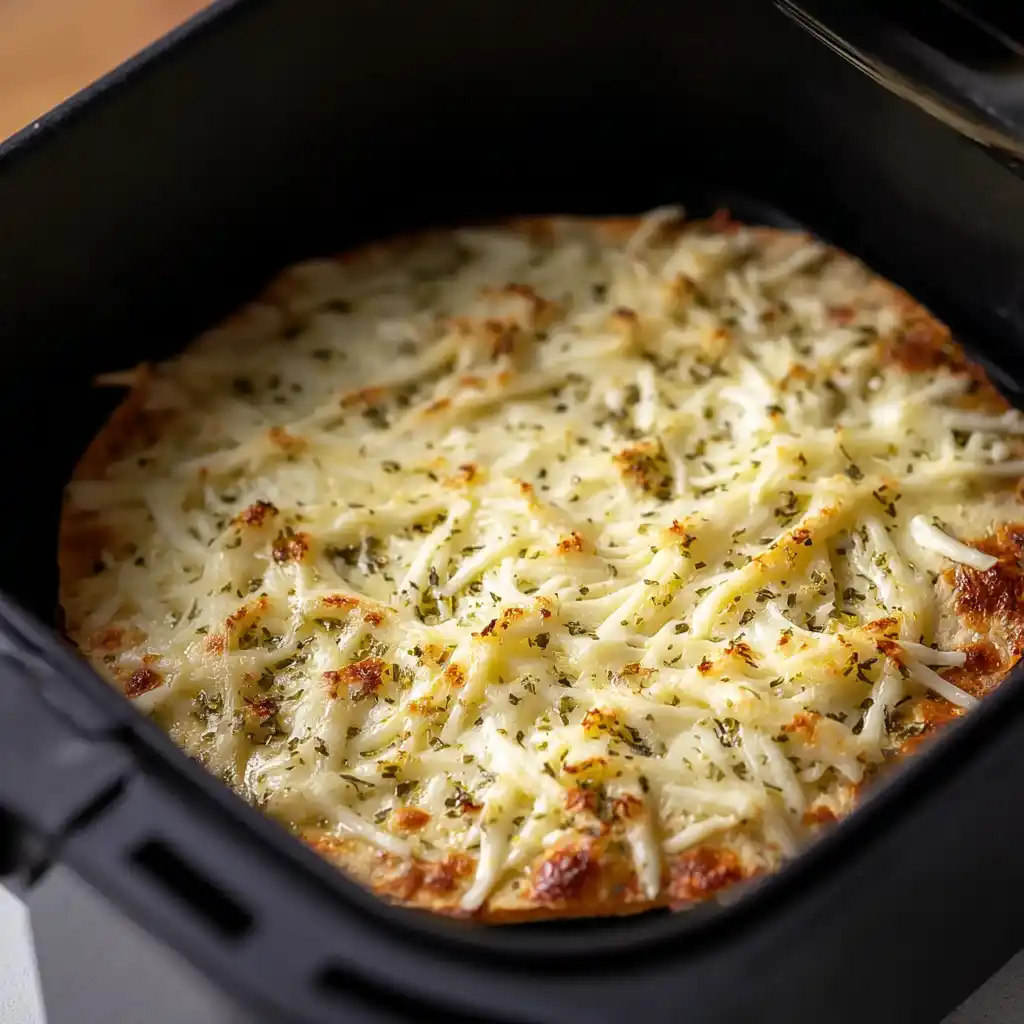Tortilla garlic bread in air fryer
