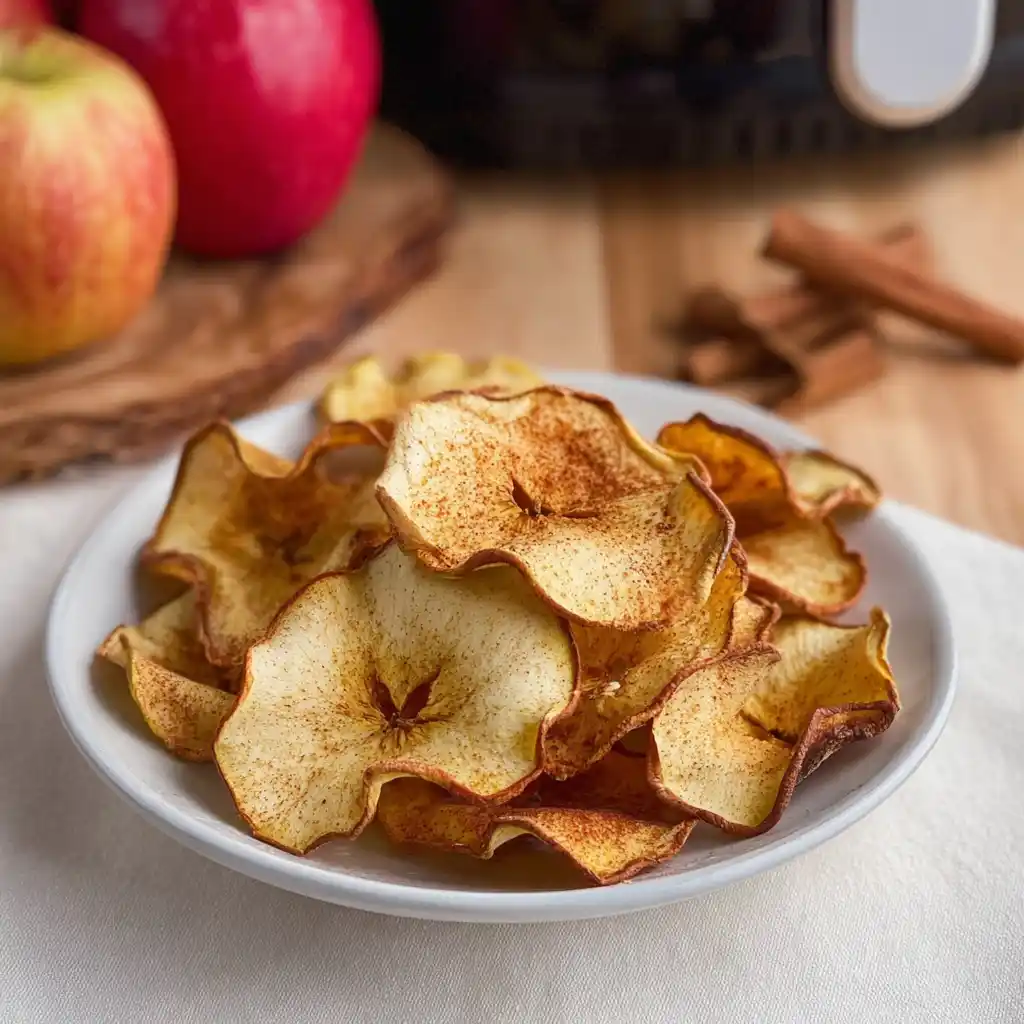 Air fryer apple chips