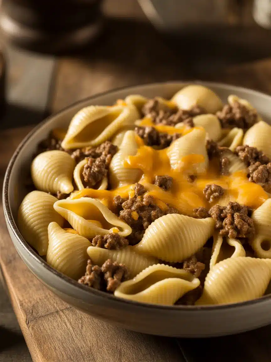 Crockpot Cheesy Ranch Beef Pasta Shells: A Cozy Weeknight Favorite