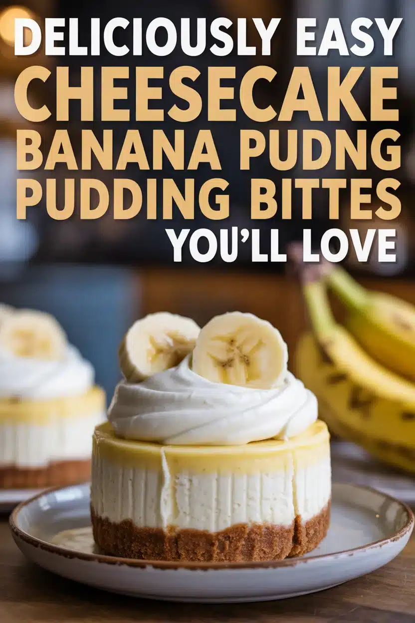 Deliciously Easy Cheesecake Banana Pudding Bites You’ll Love