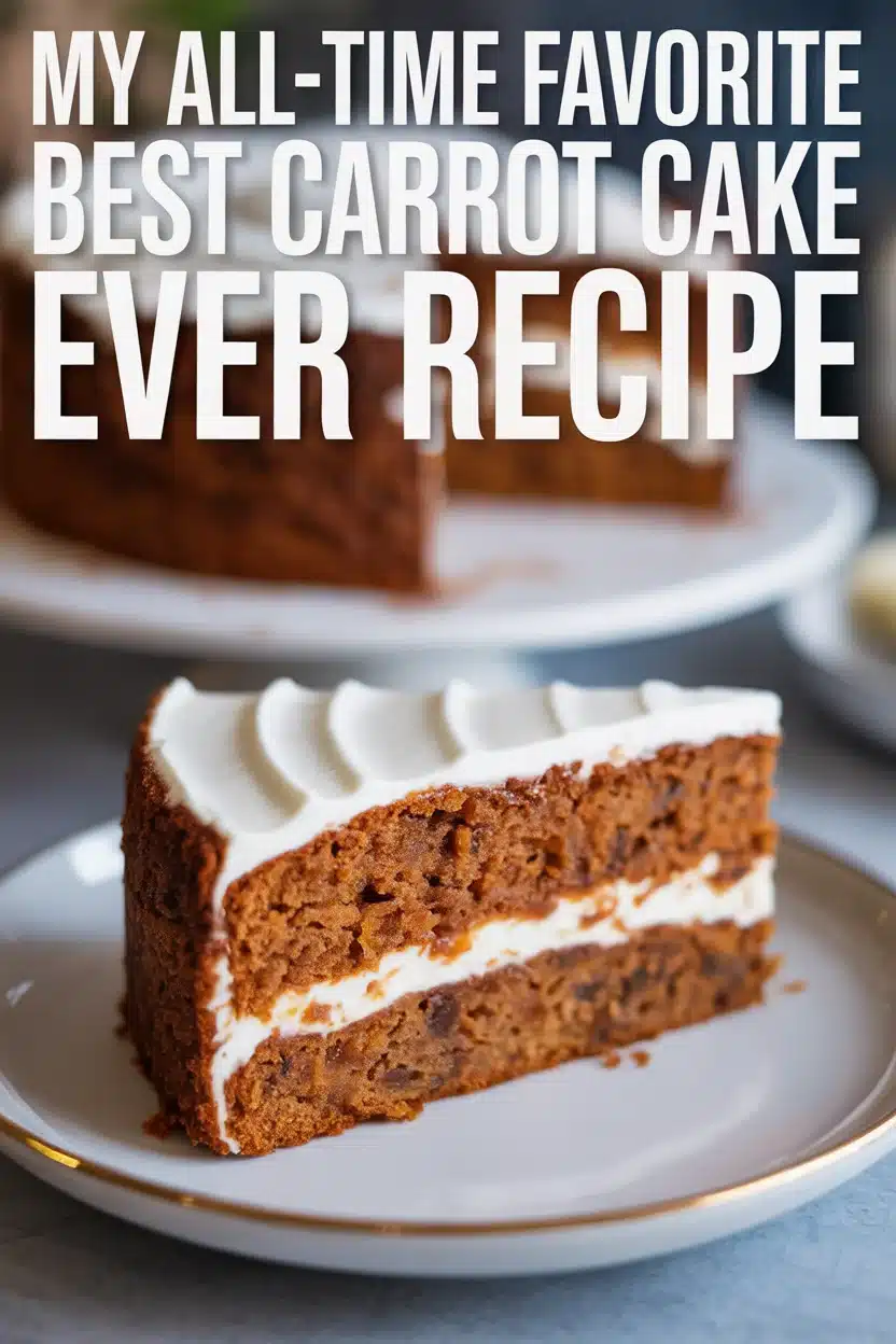 My All-Time Favorite &ndash; BEST CARROT CAKE EVER Recipe