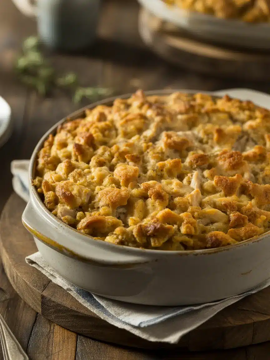 Savory Chicken and Dressing Casserole for Cozy Dinners