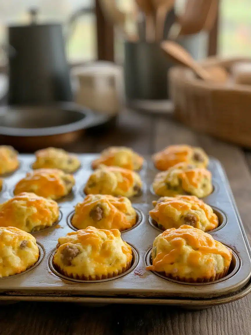 Grab-and-Go Easy Sausage Breakfast Muffins for Busy Mornings