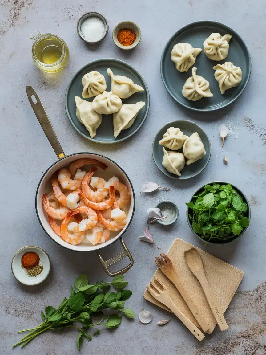 Savor the Heat: Spicy Shrimp Dumpling Noodle Bowl Recipe