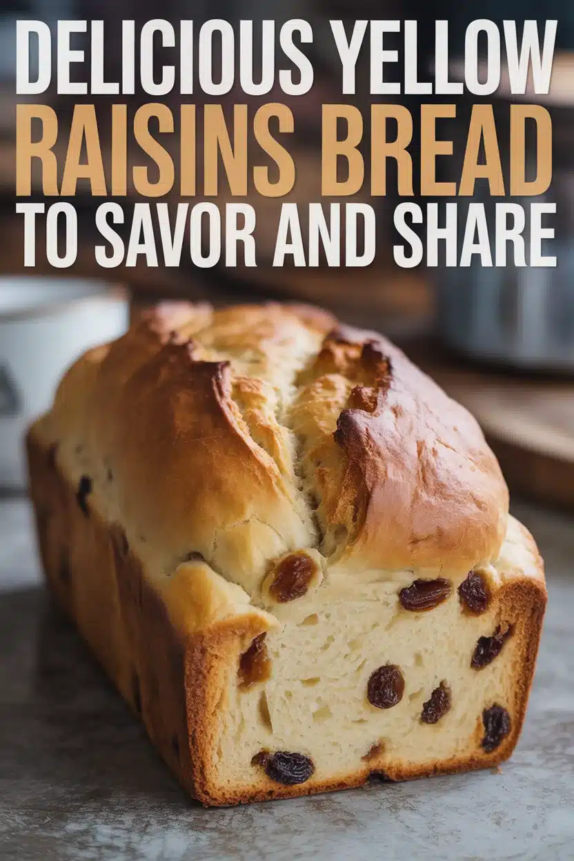 Delicious Yellow Raisins Bread Recipe to Savor and Share