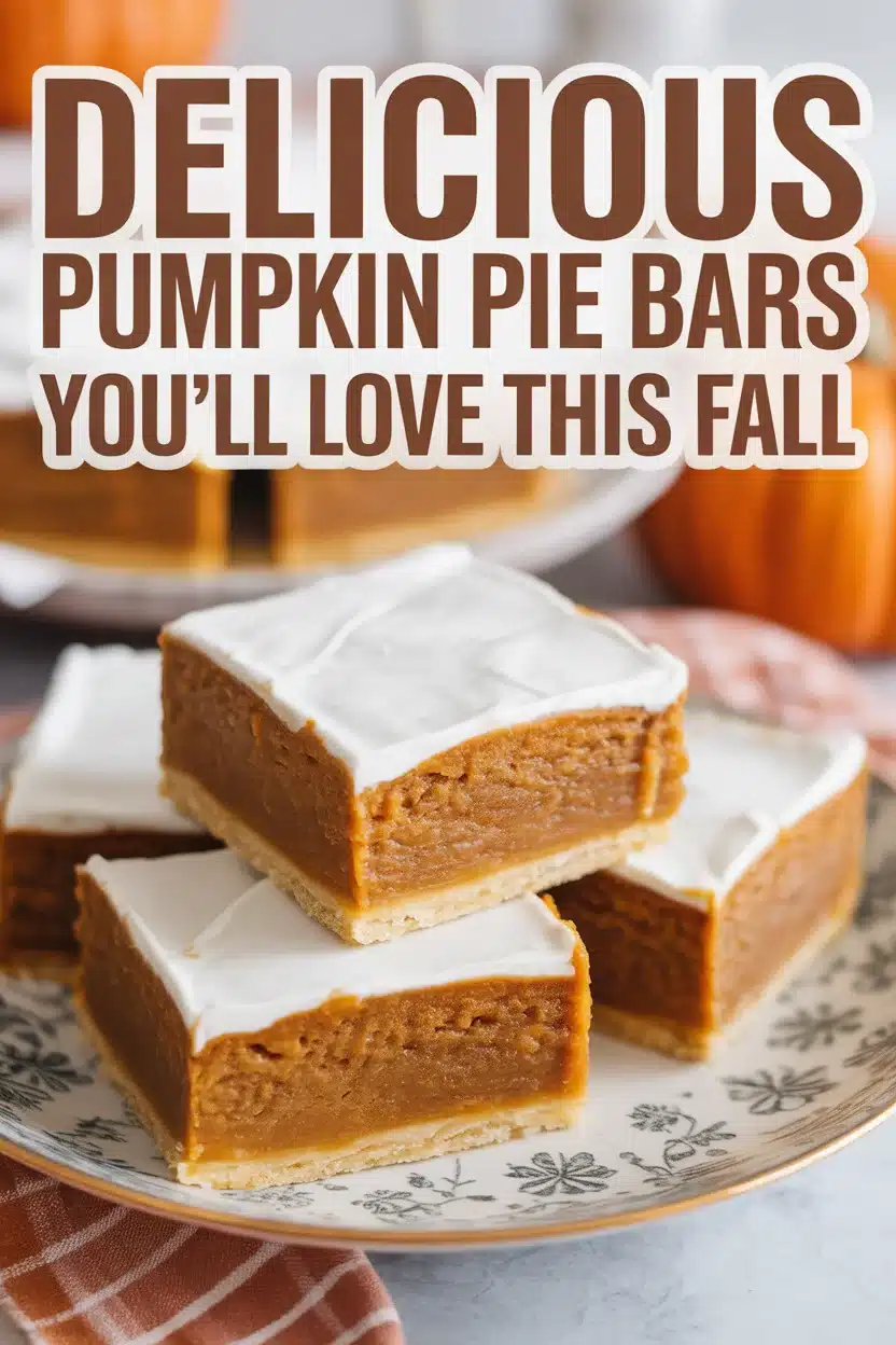 Pumpkin Pie Bars