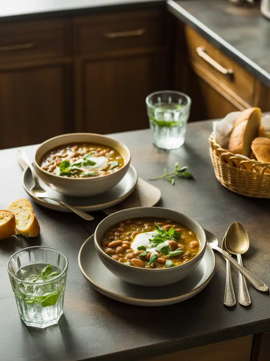 Savor the Flavor: Green Chili Stew With Pinto Beans Delight