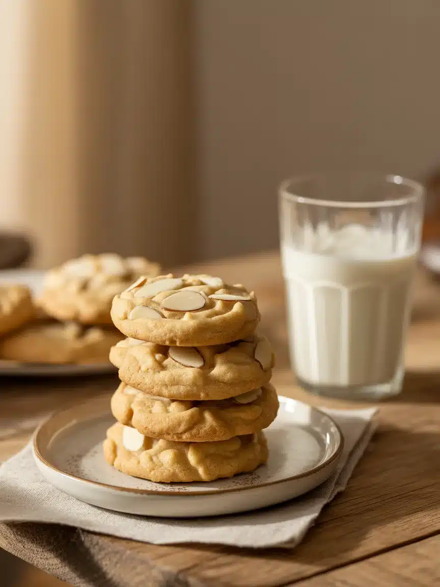 Triple Almond Cookies