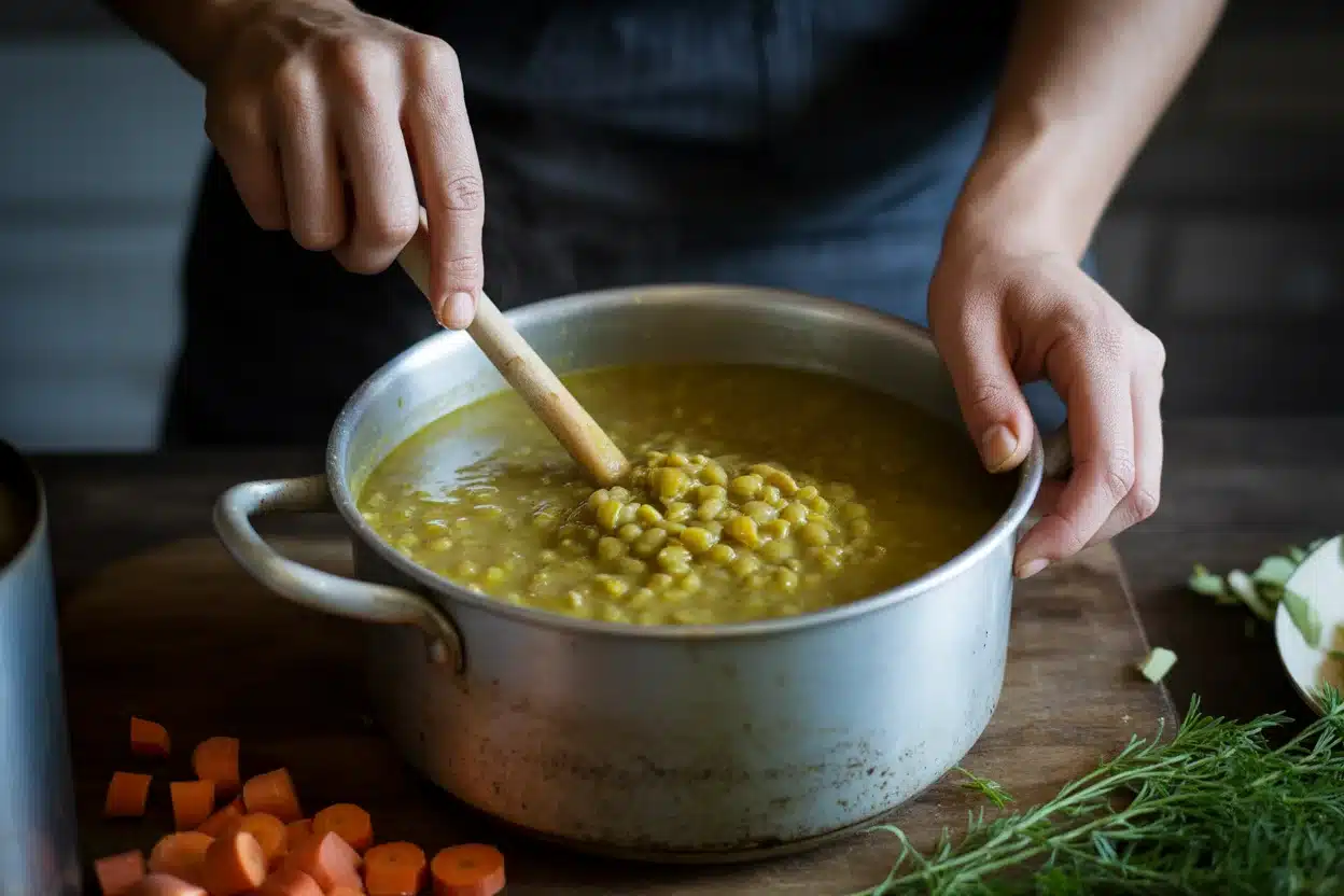 Warm Up with Classic Split Pea Soup: A Cozy Comfort Food Recipe