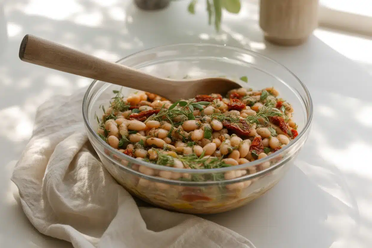Marinated White Beans