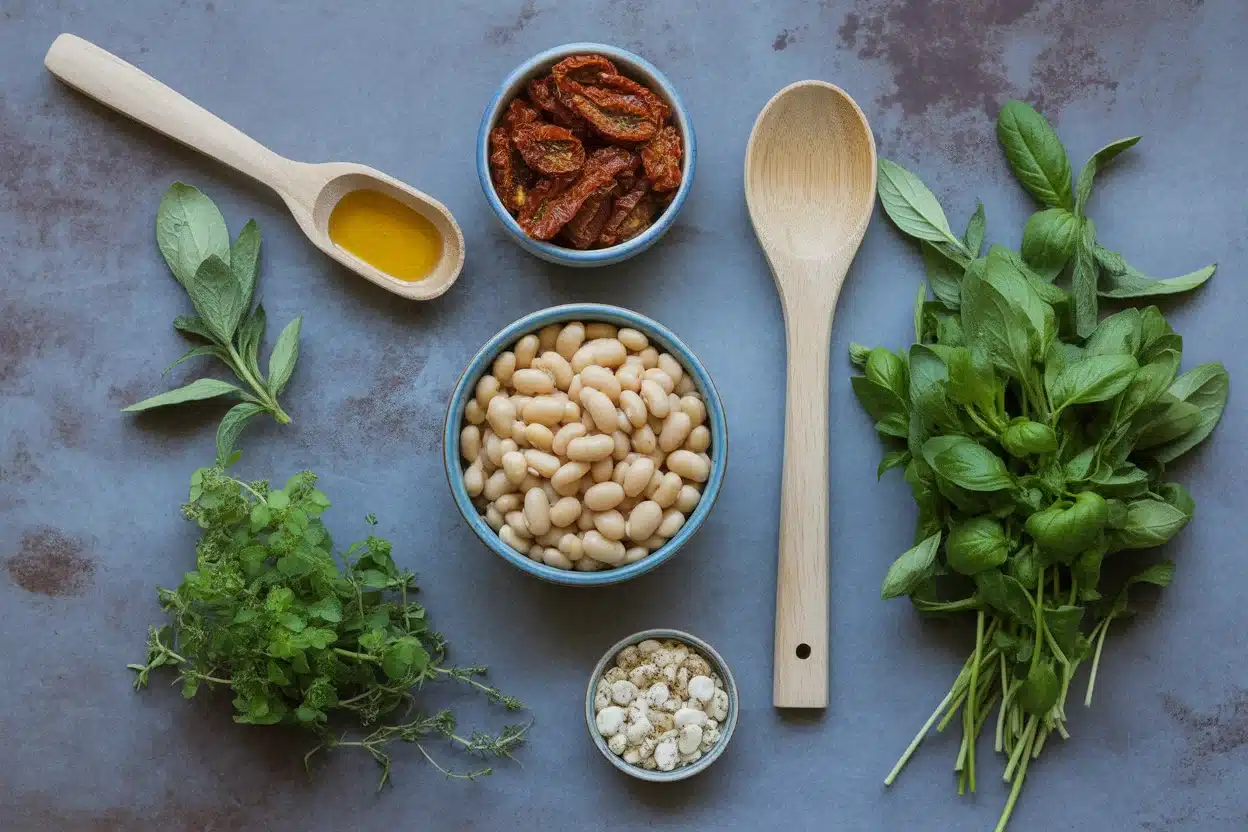 Marinated White Beans