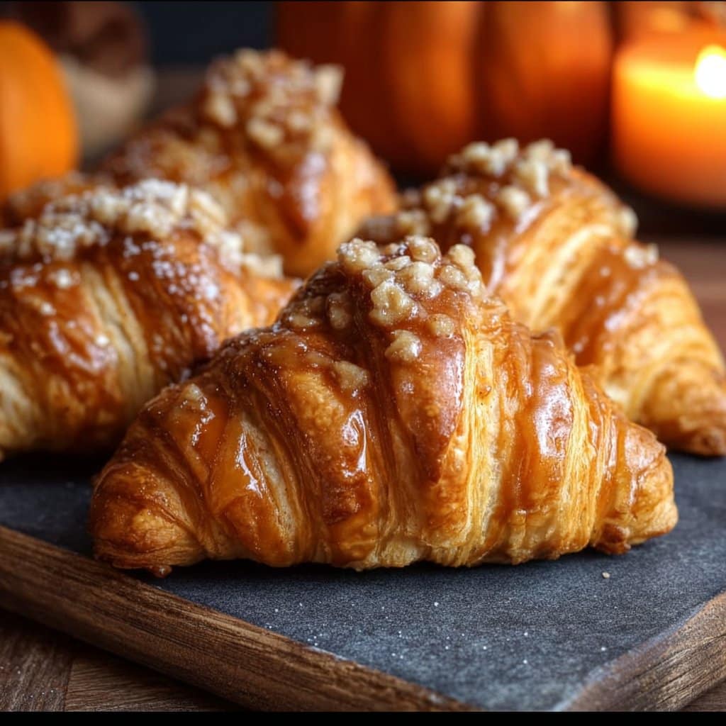 Pumpkin Spice Croissants