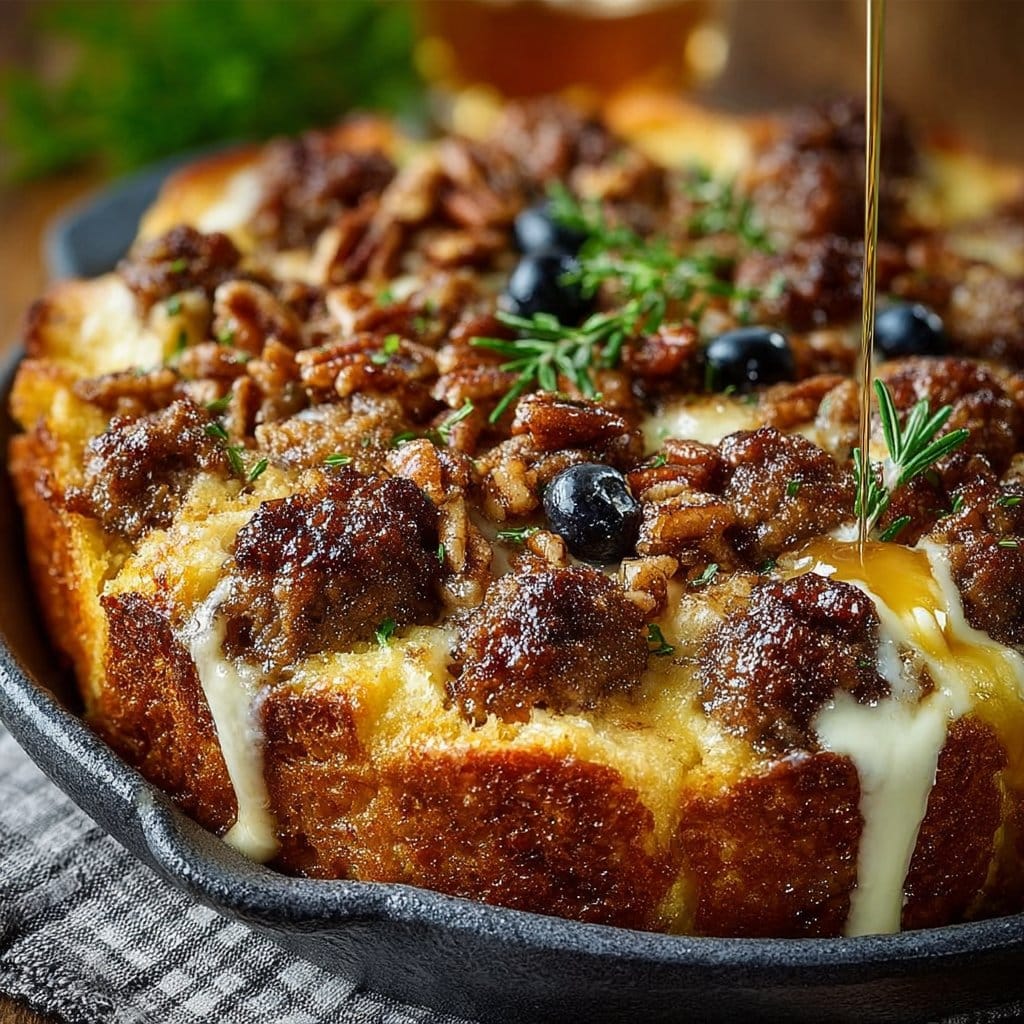 Sweet Maple Sausage Breakfast Casserole
