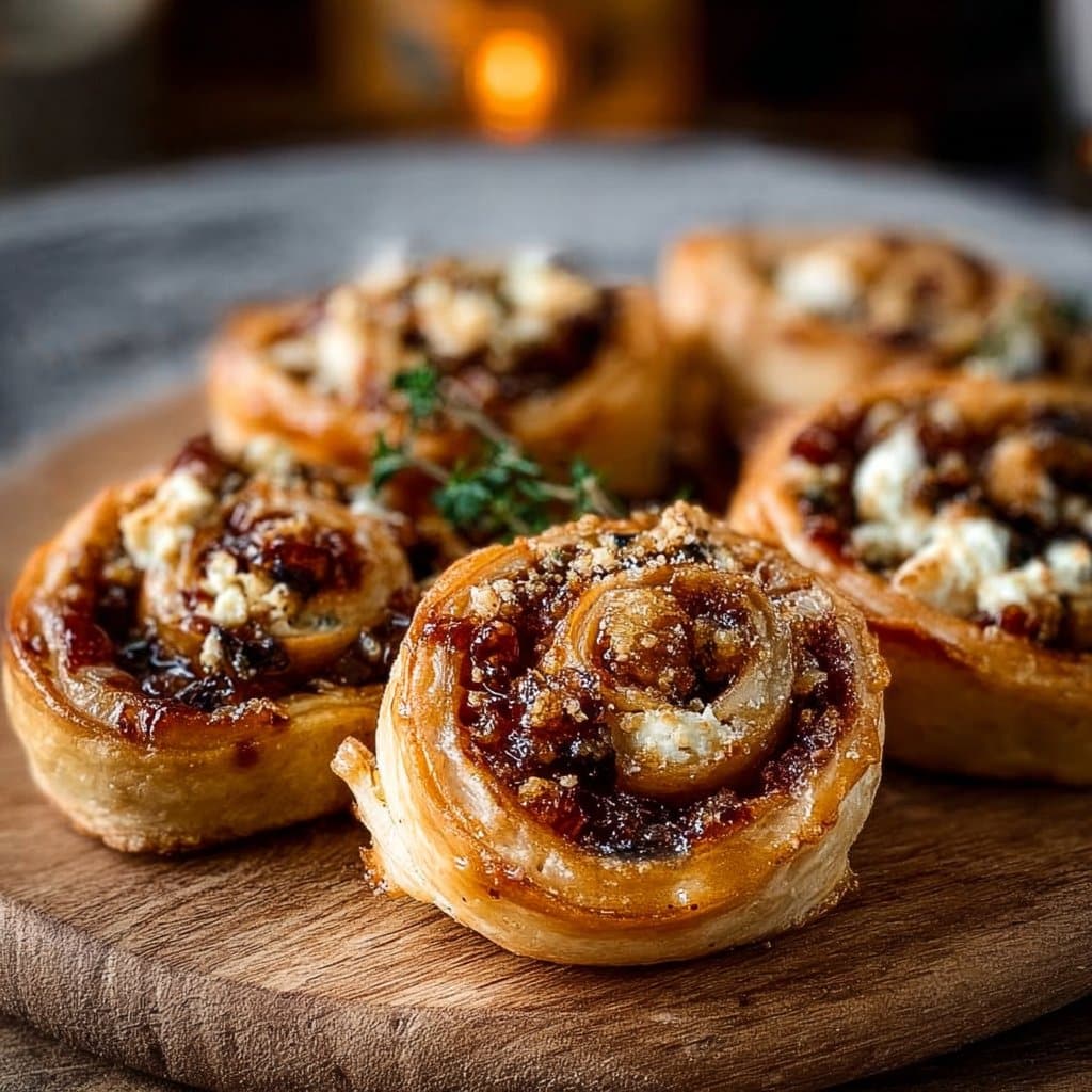 Fig and Goat Cheese Pinwheels