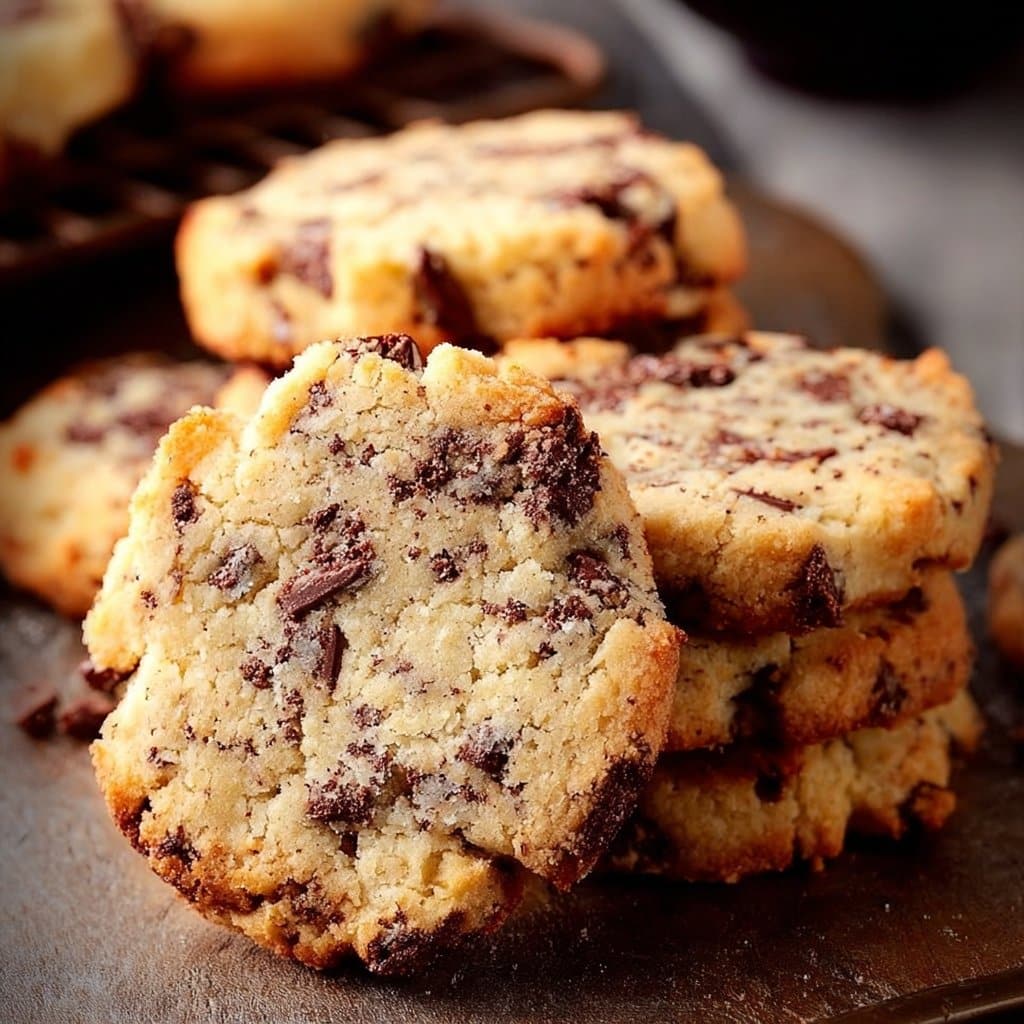 Sweet Chocolate Chip and Toffee Shortbread Cookies - Alrightwithme