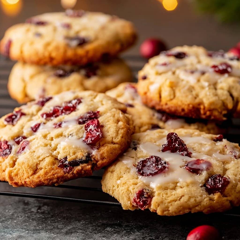 Christmas Cranberry Orange Cookies