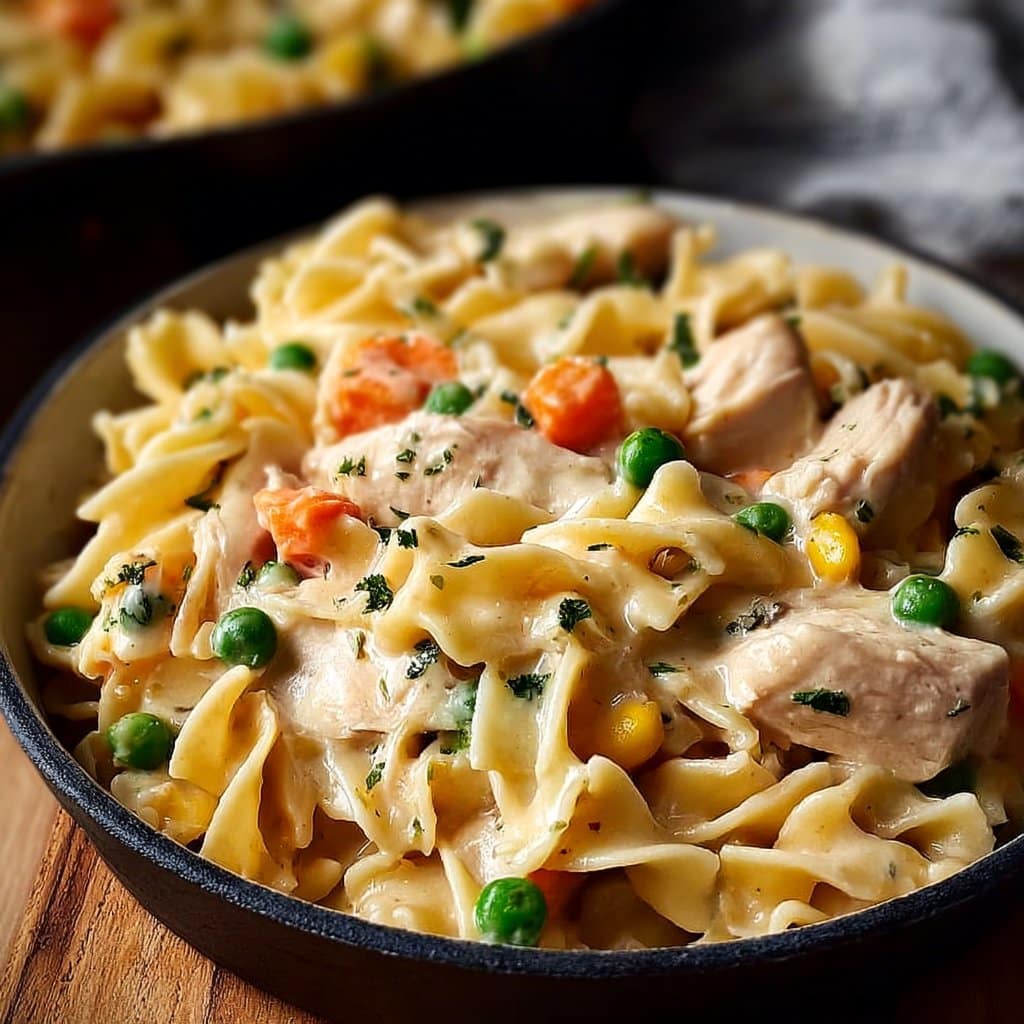 Classic Chicken Pot Pie Pasta