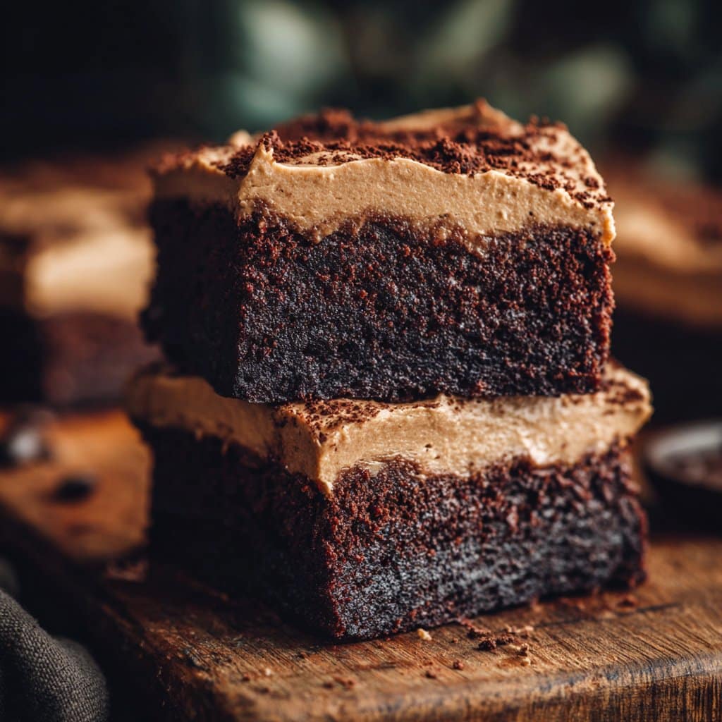 Frosted Coffee Brownies Recipe