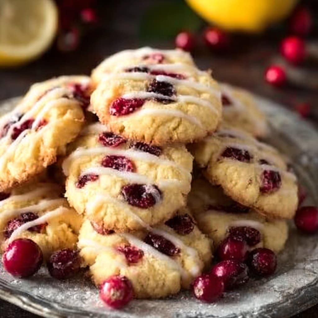 Lemon Cranberry Cookies