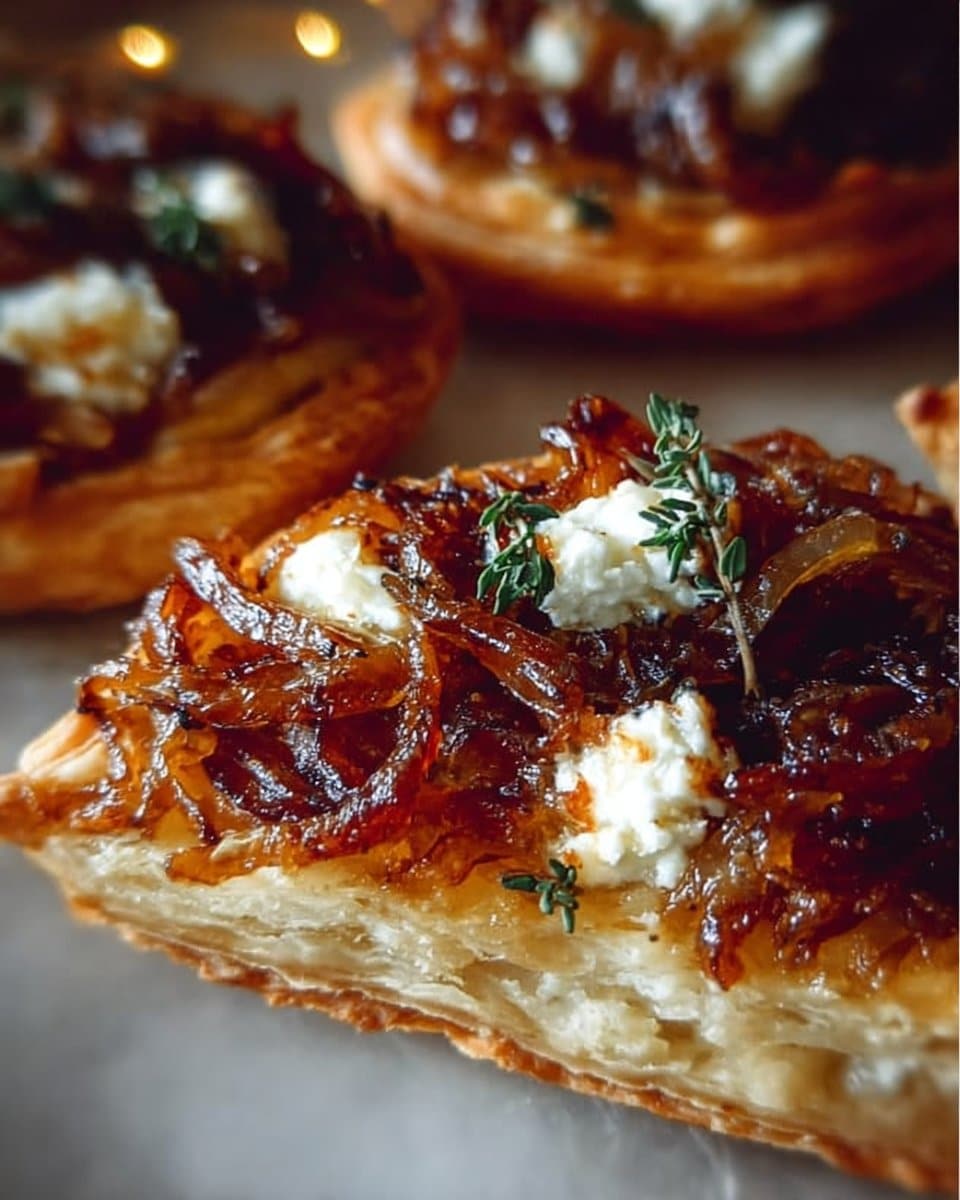 Caramelized Onion and Goat Cheese Tarts
