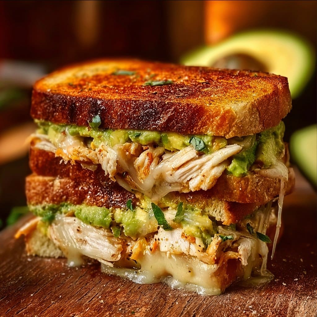Chicken Avocado Melt Sandwich