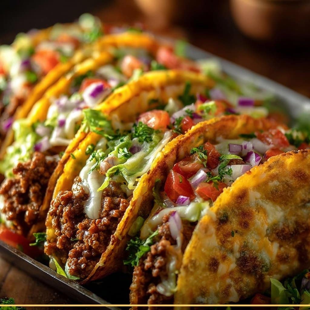 Oven-Baked Cheesy Tacos (Crispy & Loaded) You’ll Love!