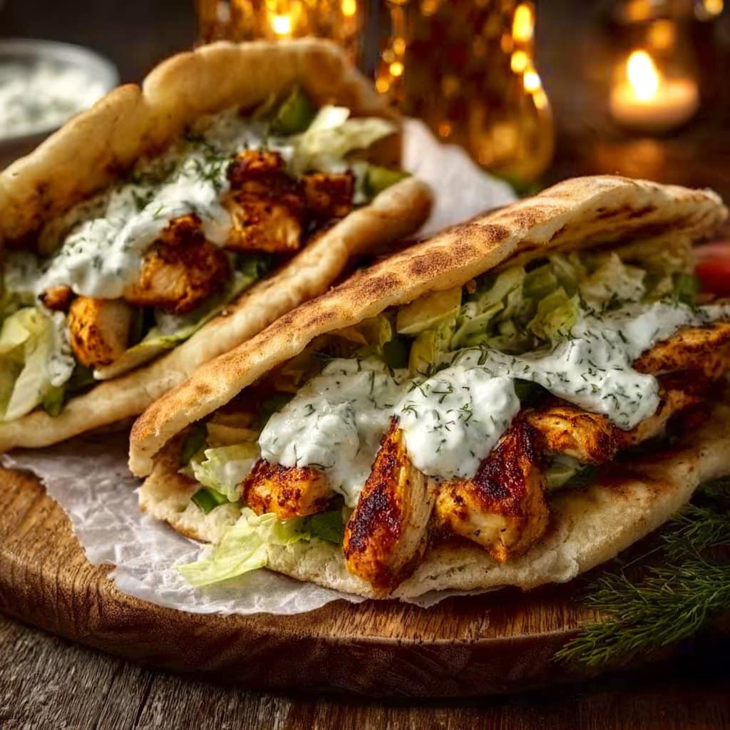 Sheet Pan Chicken Pitas with Herby Ranch