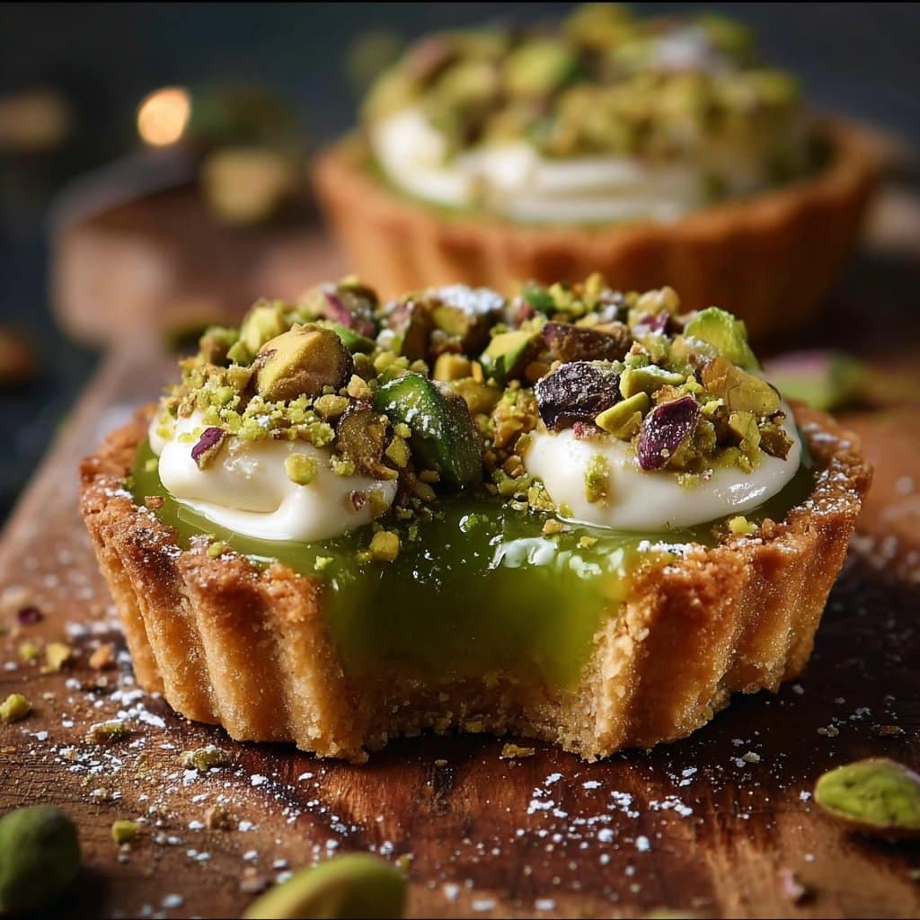 Mini Pistachio Tartlets