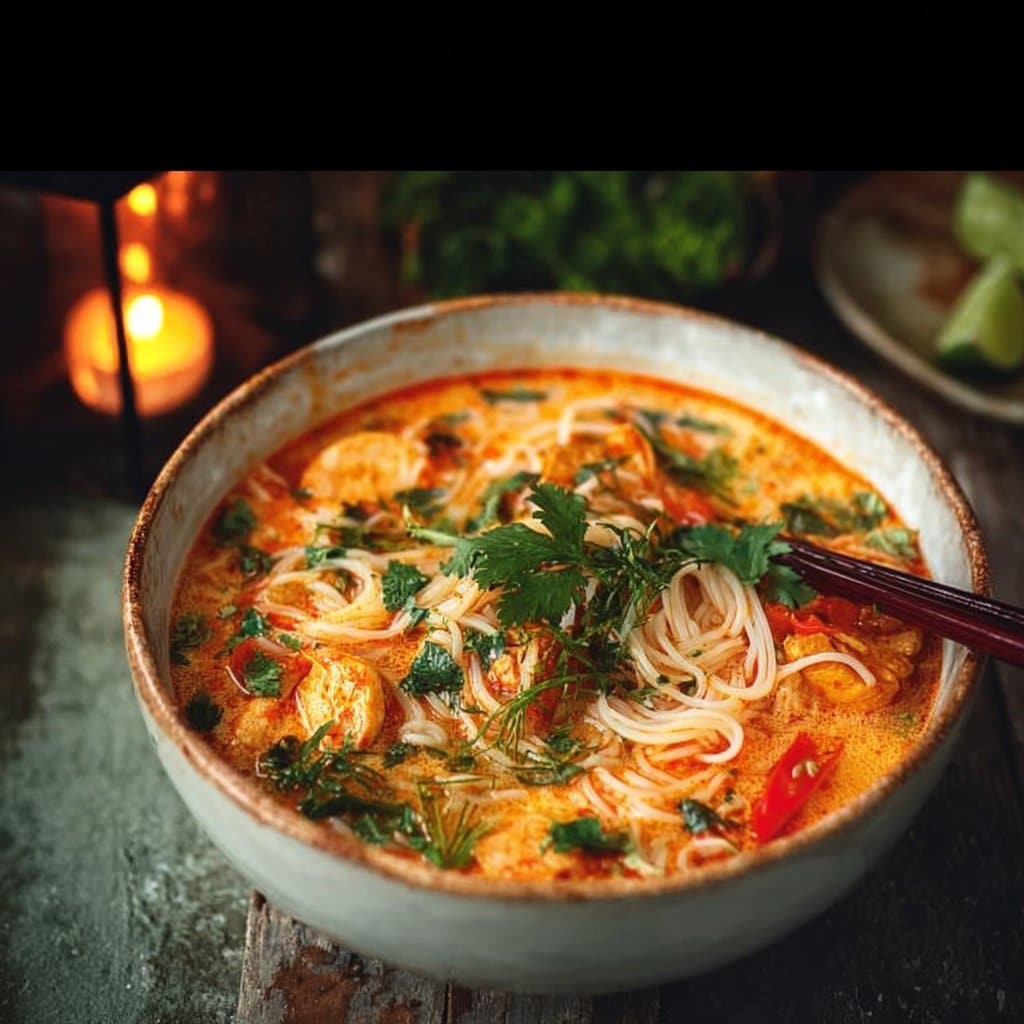 Thai Red Curry Noodle Soup