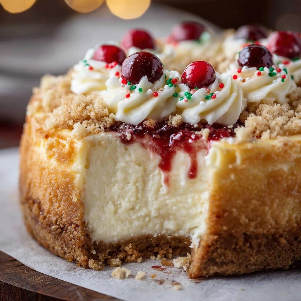 Christmas Sugar Cookie Cheesecake: A Festive Delight Awaits!