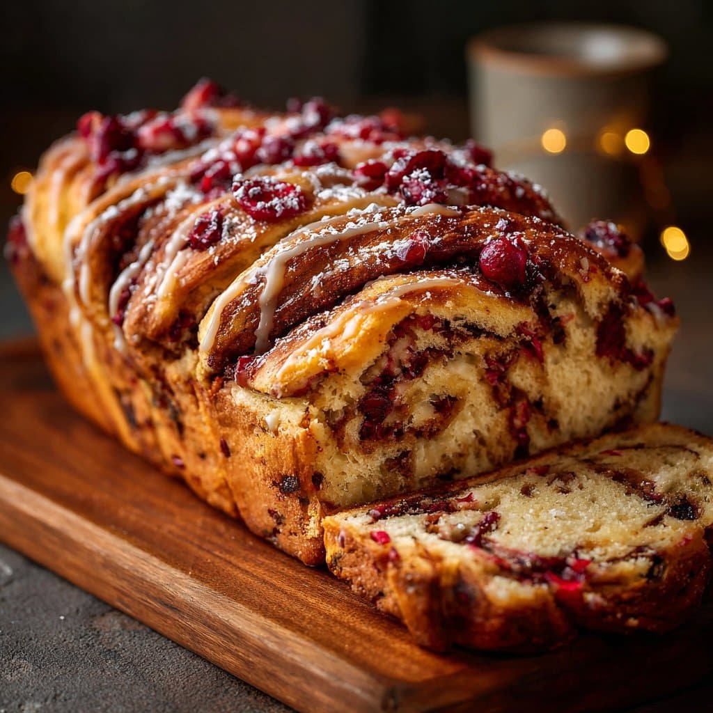Irresistible Cranberry Orange Babka