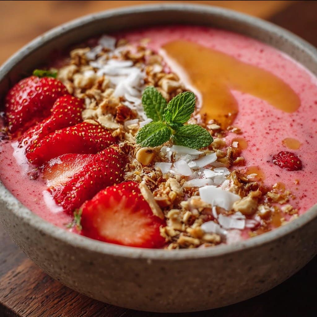 Strawberry Smoothie Bowl: A Refreshing Healthy Delight!