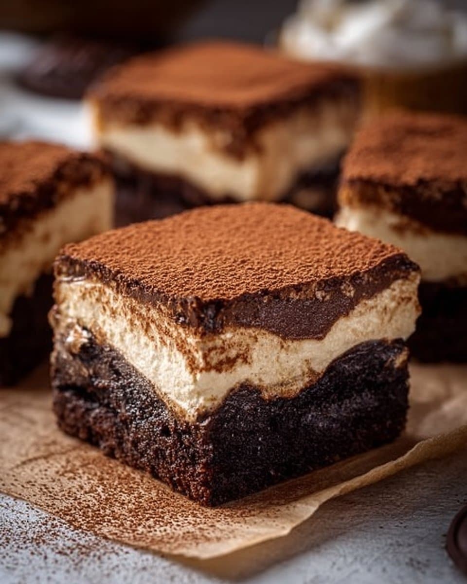 Tiramisu Brownies