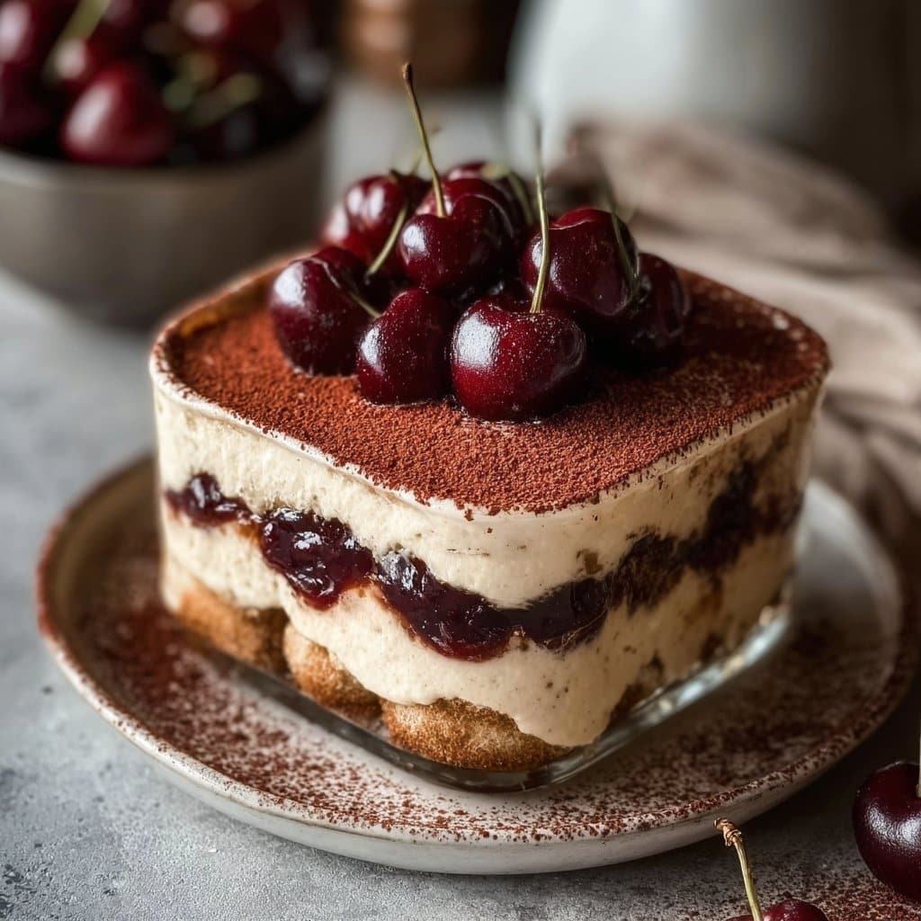 Cherry Amaretto Tiramisu