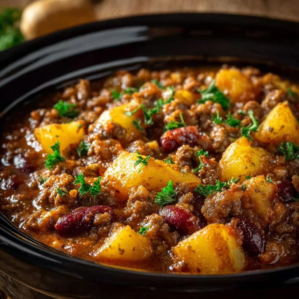 Slow Cooker Cowboy Casserole