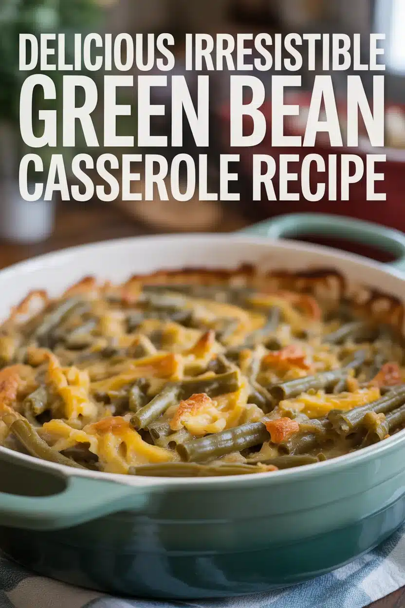 Irresistible Campbells Green Bean Casserole