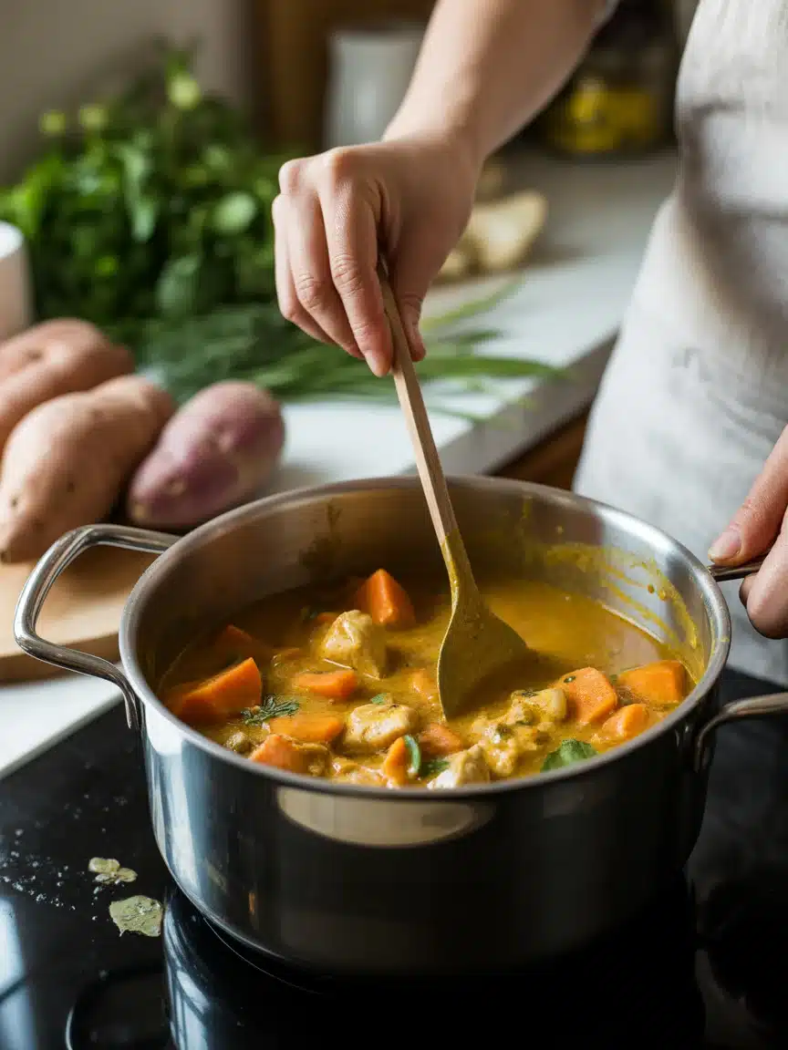 Easy Chicken Sweet Potato Curry for a Cozy Night In