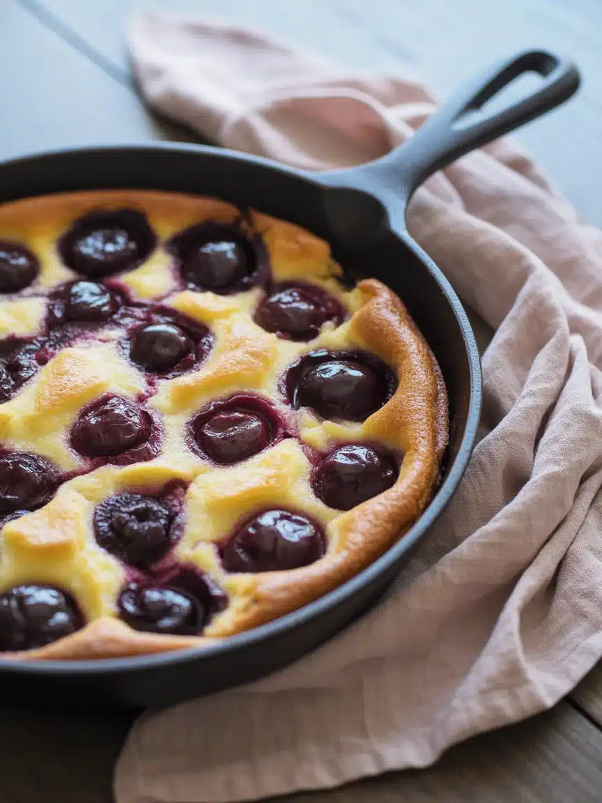 Rustic Cherry Clafoutis