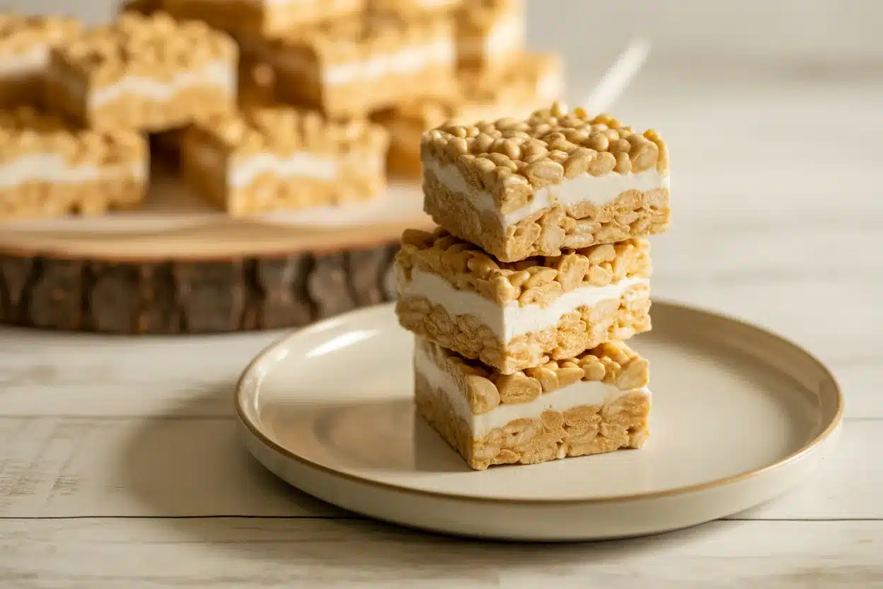 Easy Rice Krispie Millionaires Bars Recipe