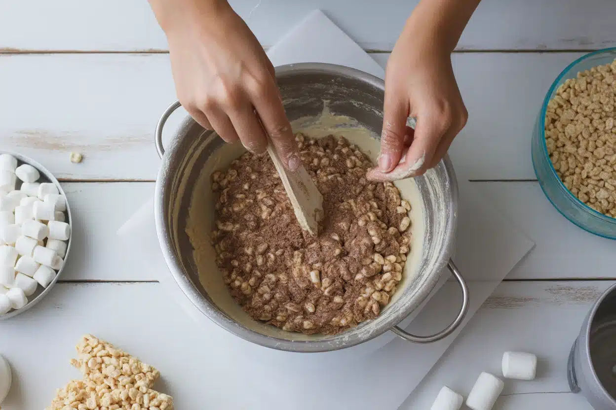 Easy Rice Krispie Millionaires Bars Recipe