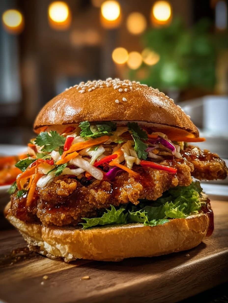 Thai Fried Chicken Sandwich