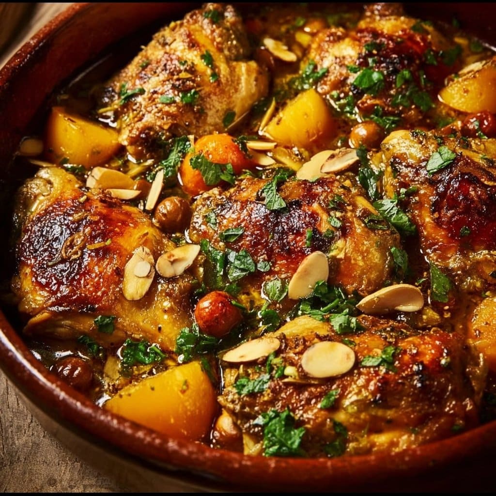 Traditional Moroccan Chicken Tagine Recipe