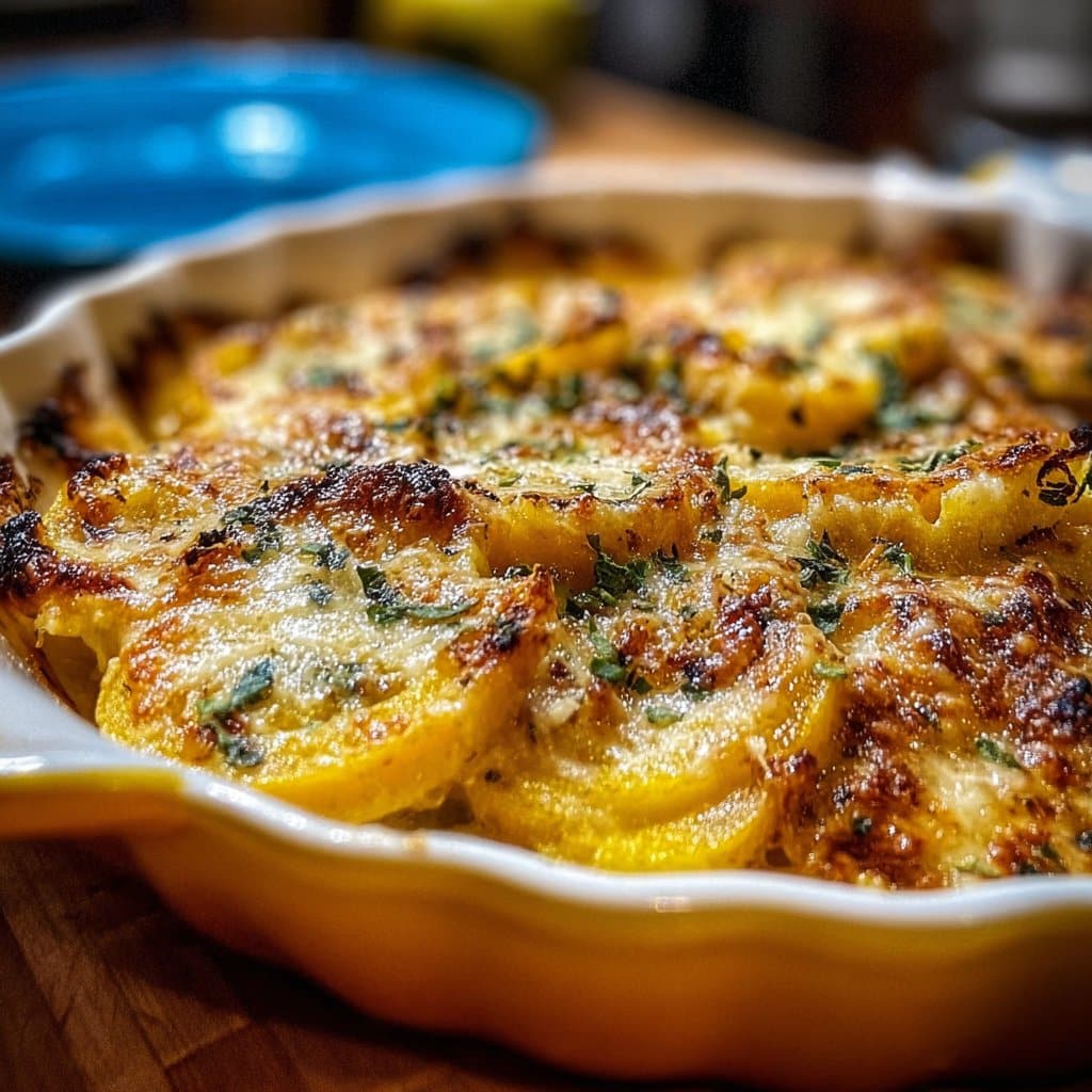 Delicata Squash Gruyère Gratin