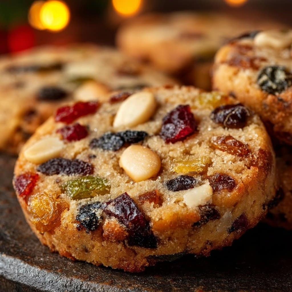 Old Fashioned Fruitcake Cookies