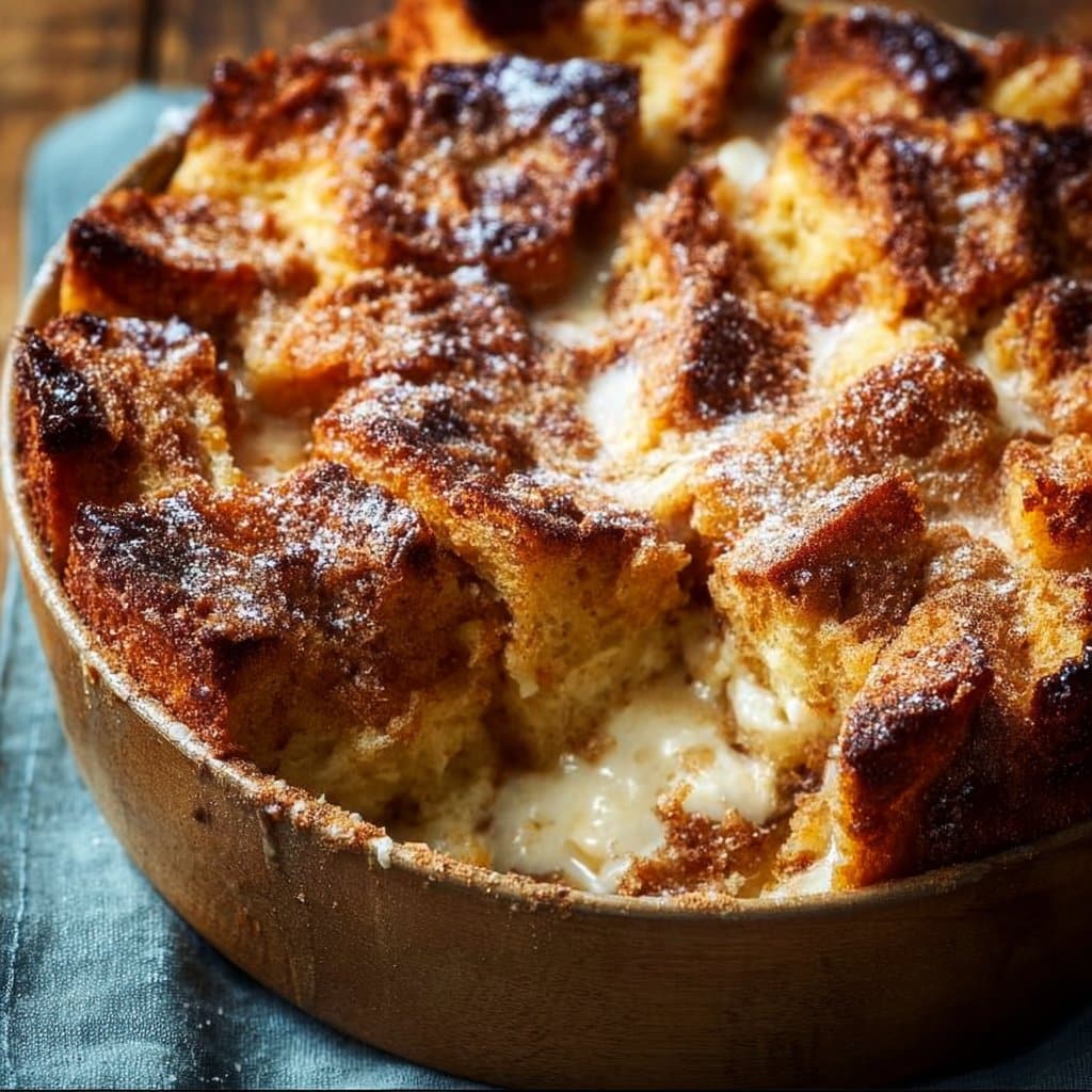 Cinnamon Bagel Bread Pudding Recipe